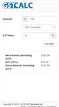 Mobile Screenshot of gstcalculator.org
